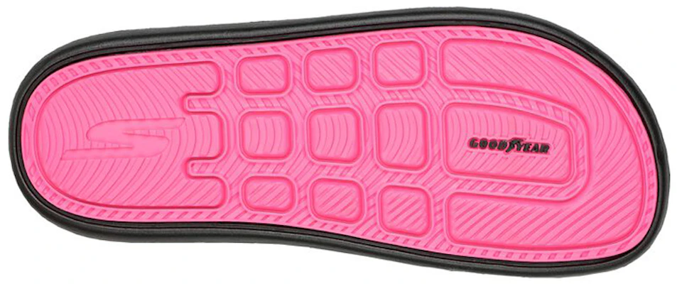 (W) Skechers Hyper Slide 'Negro Azul Tropical' 140446-BKMT Purchase (W) Skechers Hyper Slide 'Negro Azul Tropical' 140446-BKMT