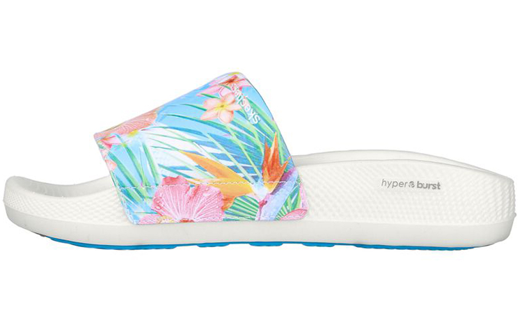 (Women) Skechers Hyper Slide 'Tropical White Blue' 140446-WMLT