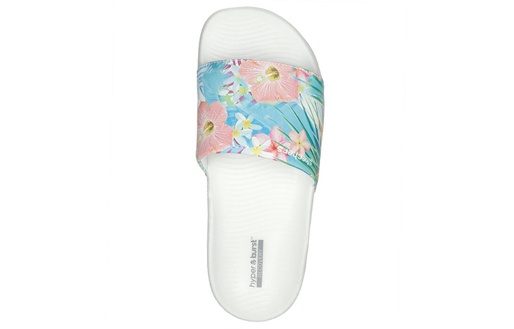Lookbook (W) Skechers Hyper Slide ''Bianco Tropicale Blu'' 140446-WMLT