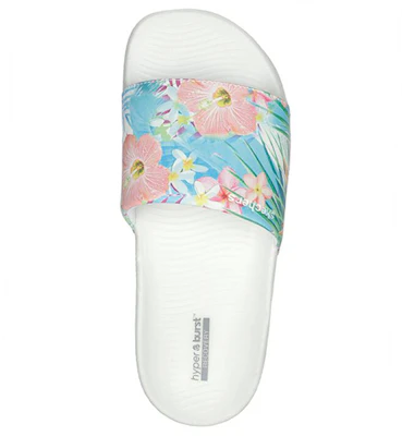 (W) Skechers Hyper Slide ''Bianco Tropicale Blu'' 140446-WMLT Lookbook (W) Skechers Hyper Slide ''Bianco Tropicale Blu'' 140446-WMLT