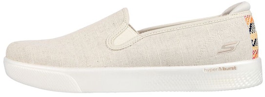 (W) Skechers Hyper Vulc 'Kenyamanan Kasual Putih' 136826-NAT Buy (W) Skechers Hyper Vulc 'Kenyamanan Kasual Putih' 136826-NAT