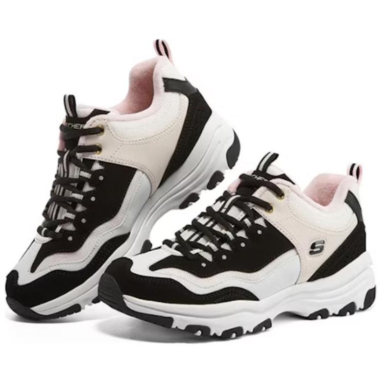 Lookbook (W) 스케쳐스 아이코닉 블랙 핑크 (Skechers I-Conic Black Pink) 8790122-BKNT