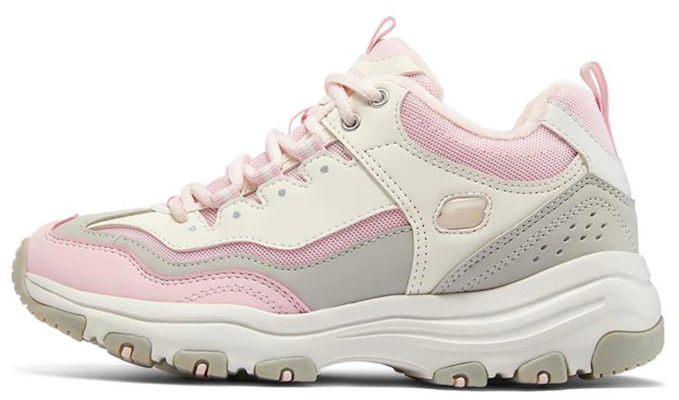 Skechers I-Conik 奧利奧 低筒加絨老爹鞋 女款 灰粉 Buy Skechers I-Conik 奧利奧 低筒加絨老爹鞋 女款 灰粉