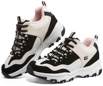 Skechers I-Conik 奧利奧 低筒舒適老爹鞋 女款 黑 Lookbook Skechers I-Conik 奧利奧 低筒舒適老爹鞋 女款 黑