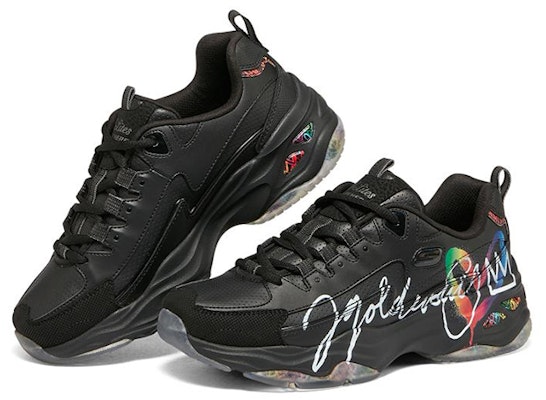 詹姆斯·戈德克朗 x Skechers D'Lites 4.0-大膽日子 低幫運動休閒鞋 女款 黑 Lookbook 詹姆斯·戈德克朗 x Skechers D'Lites 4.0-大膽日子 低幫運動休閒鞋 女款 黑