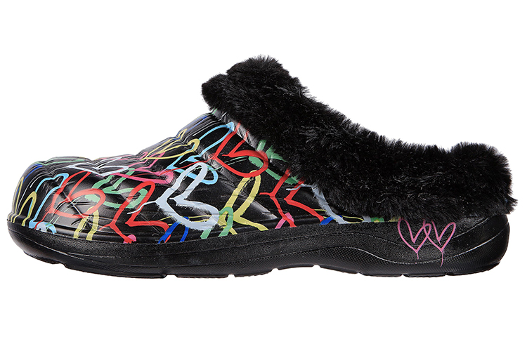 (Women) Skechers James Goldcrown x Foamies Cozy Camper 'Black Rainbow' 111360-BKMT