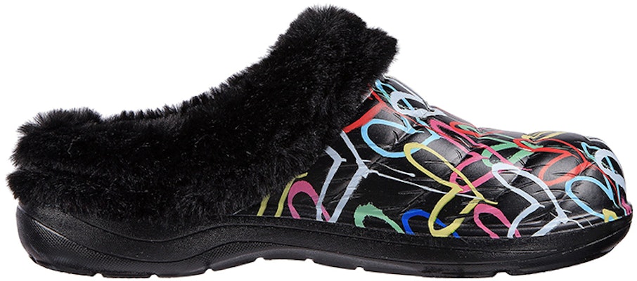 (W) Skechers James Goldcrown x Foamies Cozy Camper 'Hitam Pelangi' 111360-BKMT Order (W) Skechers James Goldcrown x Foamies Cozy Camper 'Hitam Pelangi' 111360-BKMT