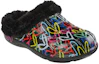 Lookbook (W) Skechers James Goldcrown x Foamies Cozy Camper 'Negro Arcoíris' 111360-BKMT