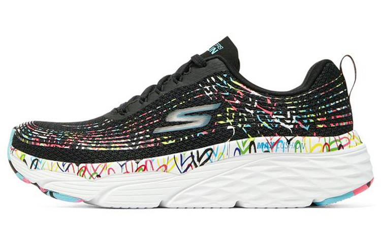 (Women) Skechers James Goldcrown x Max Cushioning Elite 'Black Colorblock' 128267-BKMT
