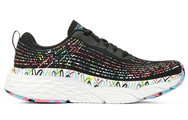 Order (Women) Skechers James Goldcrown x Max Cushioning Elite 'Black Colorblock' 128267-BKMT