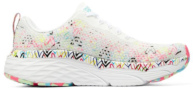 (W) Skechers James Goldcrown x Max Cushioning Elite 'Putih Blok Warna' 128267-WMLT Order (W) Skechers James Goldcrown x Max Cushioning Elite 'Putih Blok Warna' 128267-WMLT