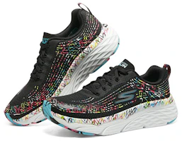 Lookbook James Goldcrown x Skechers Max Cushioning Elite 低筒跑步鞋 女款 黑色拼接