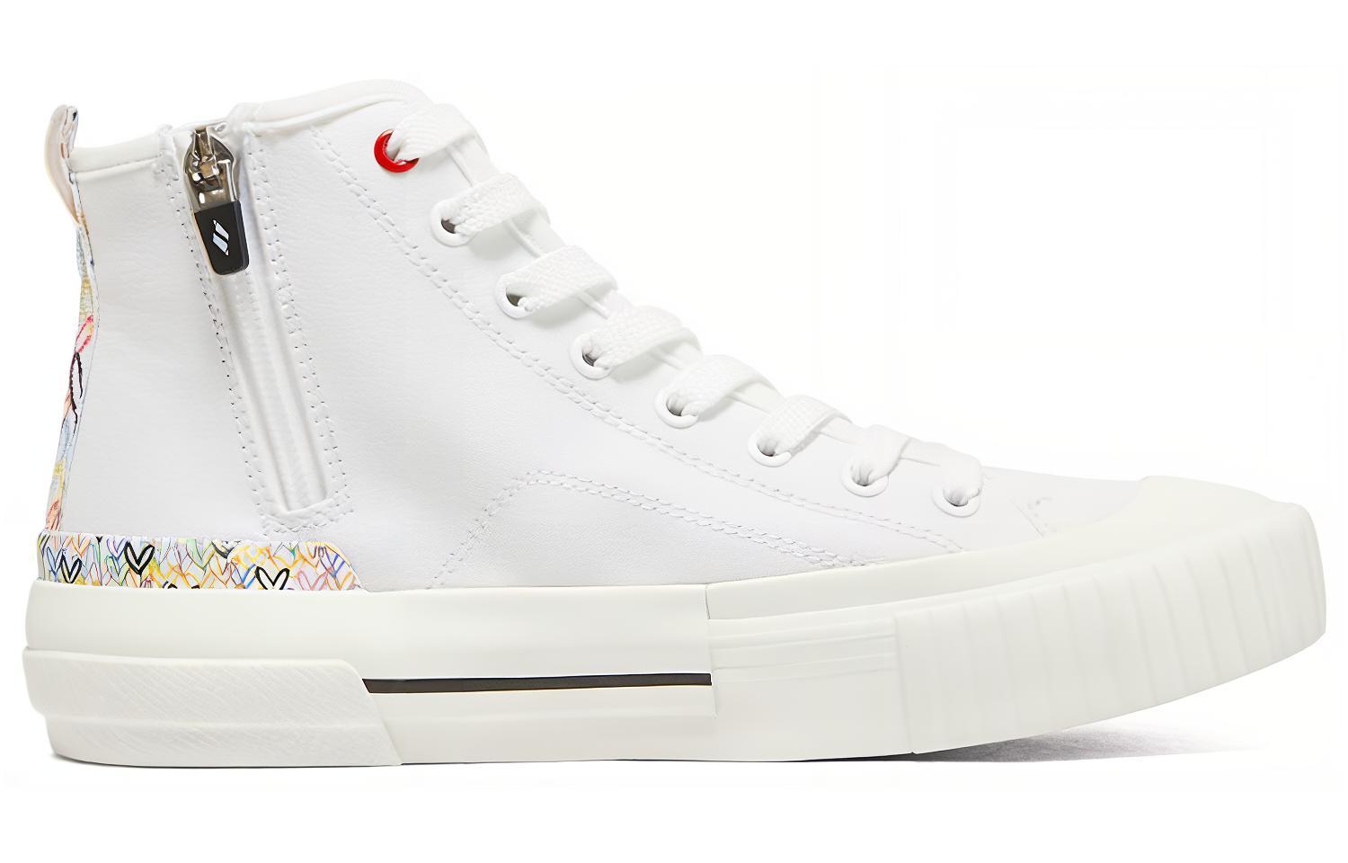 Order (W) Skechers James Goldcrown x New Moon Zapatillas Altas de Lona 'Blancas' 155512-WHT