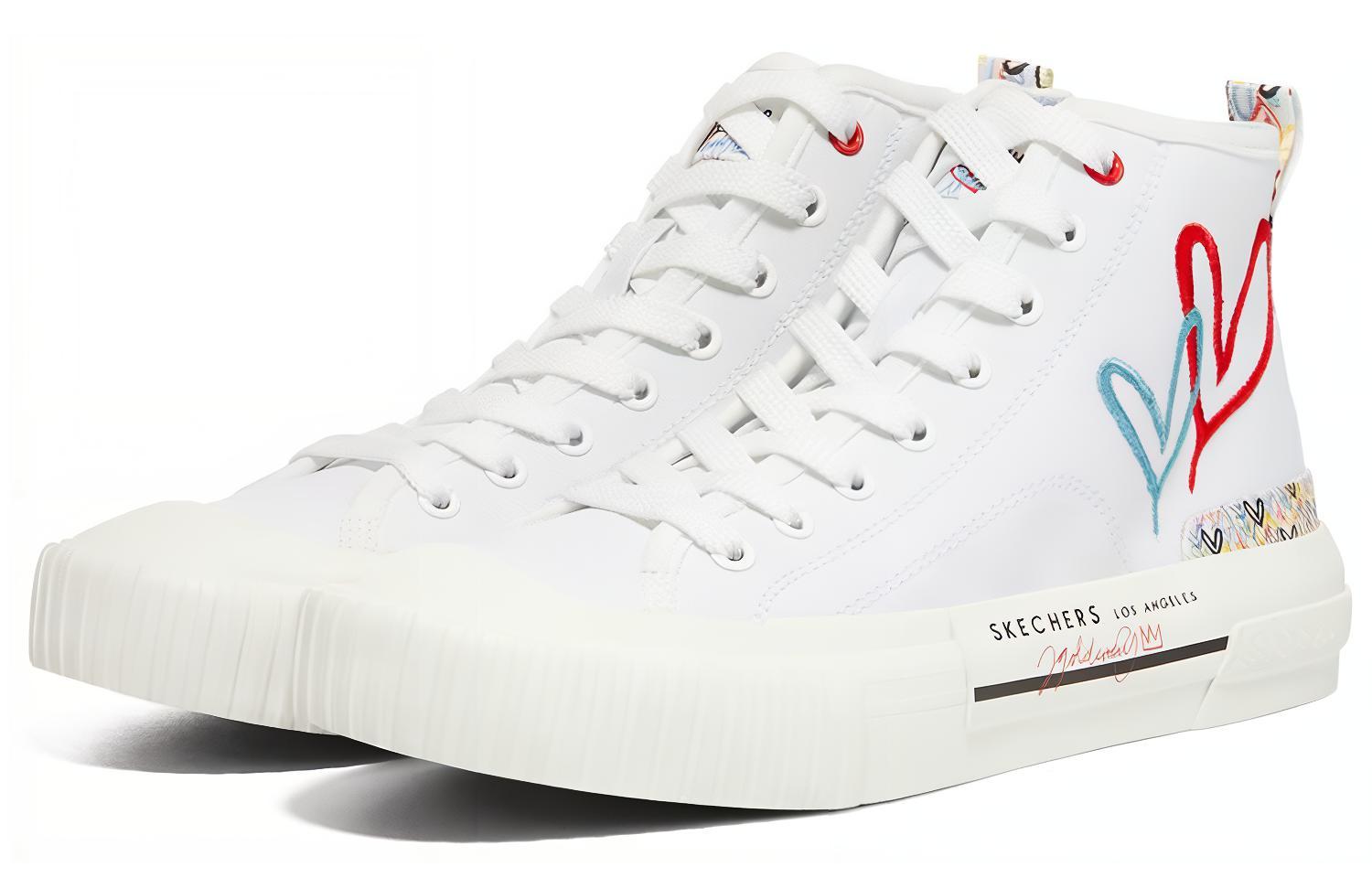 Lookbook (W) Skechers James Goldcrown x New Moon Zapatillas Altas de Lona 'Blancas' 155512-WHT