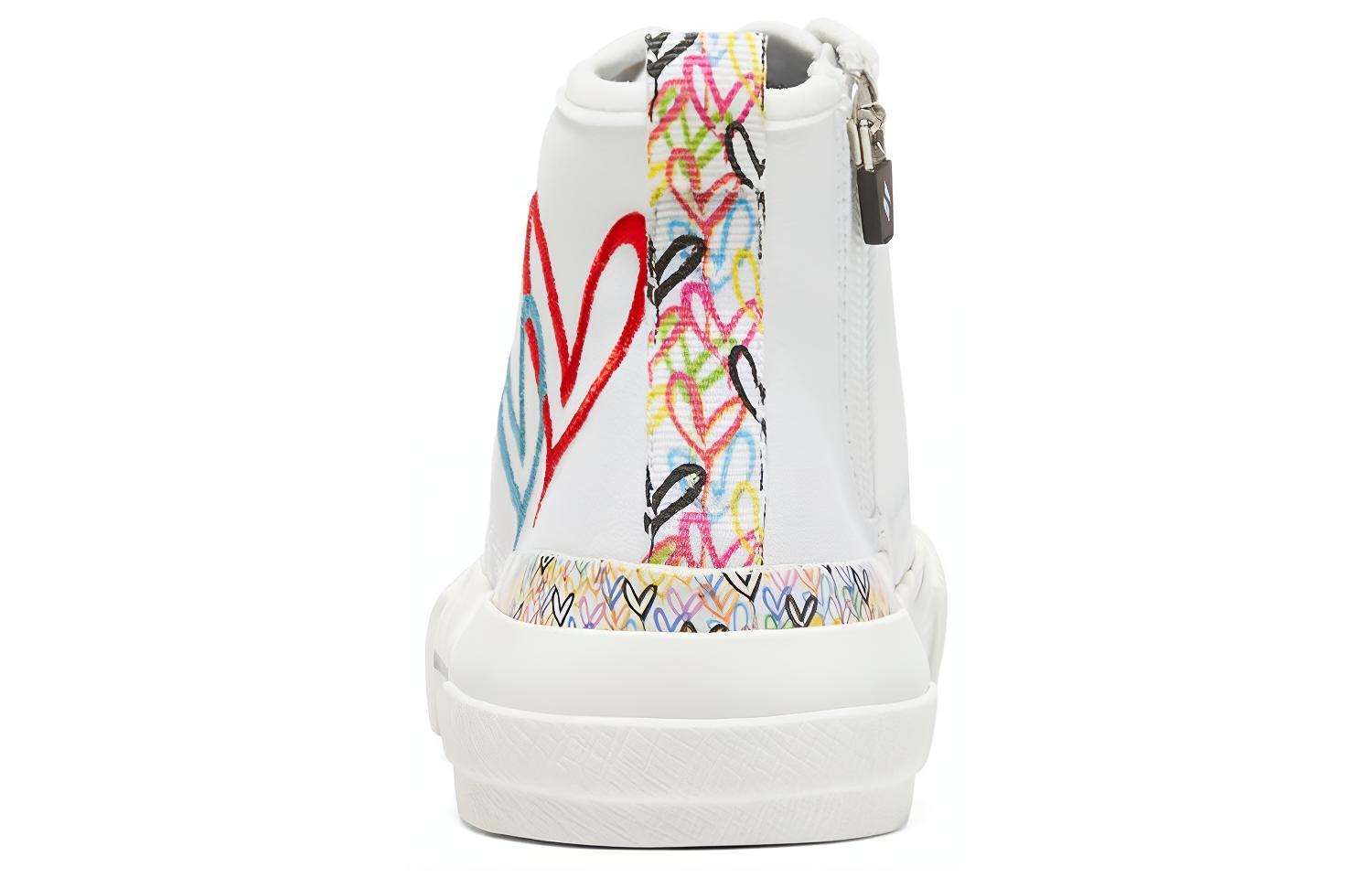 Shop (W) Skechers James Goldcrown x New Moon Zapatillas Altas de Lona 'Blancas' 155512-WHT