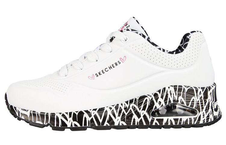 (Women) Skechers James Goldcrown x Uno 'White Black' 155506-WBK