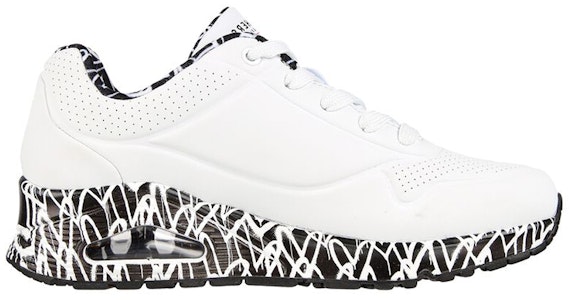 (W) Skechers James Goldcrown x Uno 'Putih Hitam' 155506-WBK Order (W) Skechers James Goldcrown x Uno 'Putih Hitam' 155506-WBK