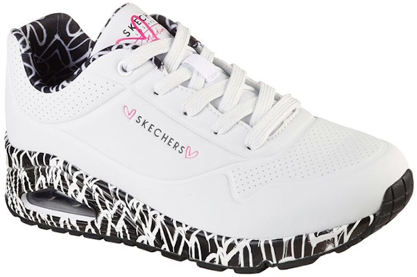 (W) Skechers James Goldcrown x Uno 'Putih Hitam' 155506-WBK Lookbook (W) Skechers James Goldcrown x Uno 'Putih Hitam' 155506-WBK