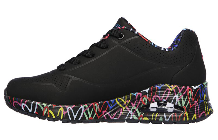 (W) Skechers James Goldcrown Uno Low-Top Running Shoes 'Black'