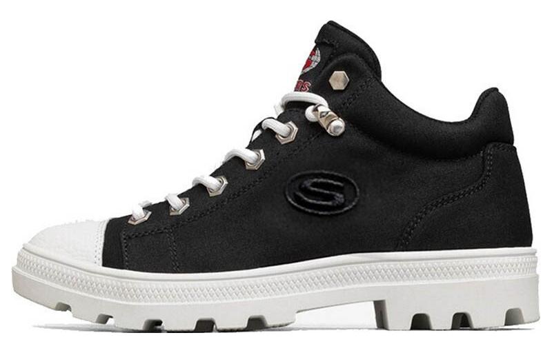 (Women) Skechers Jeremy Ville x Roadies High-Top Sneakers 'Black' 155109-BKW