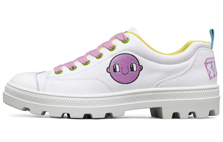 (Women) Skechers Jeremyville x Roadies Low-Top Canvas Shoes 'White' 66666304-WHT