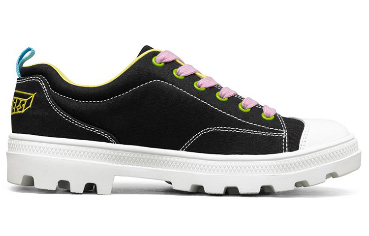 Order (Women) Skechers Jeremyville x Roadies Low-Top Canvas Shoes 'Black' 66666304-BLK