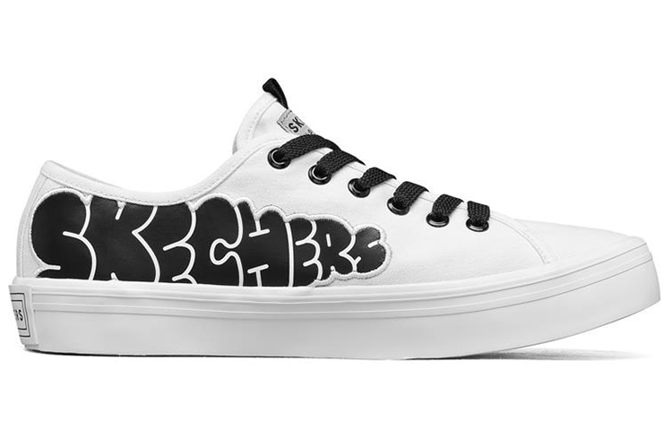 Order (W) Skechers Jeremyville x V''Lites Low-Top Sneaker / Schwarz ''Weiß'' 66666301-WBK