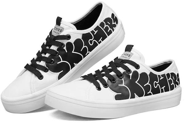 (W) Skechers Jeremyville x V''Lites Low-Top Sneaker / Schwarz ''Weiß'' 66666301-WBK Lookbook (W) Skechers Jeremyville x V''Lites Low-Top Sneaker / Schwarz ''Weiß'' 66666301-WBK