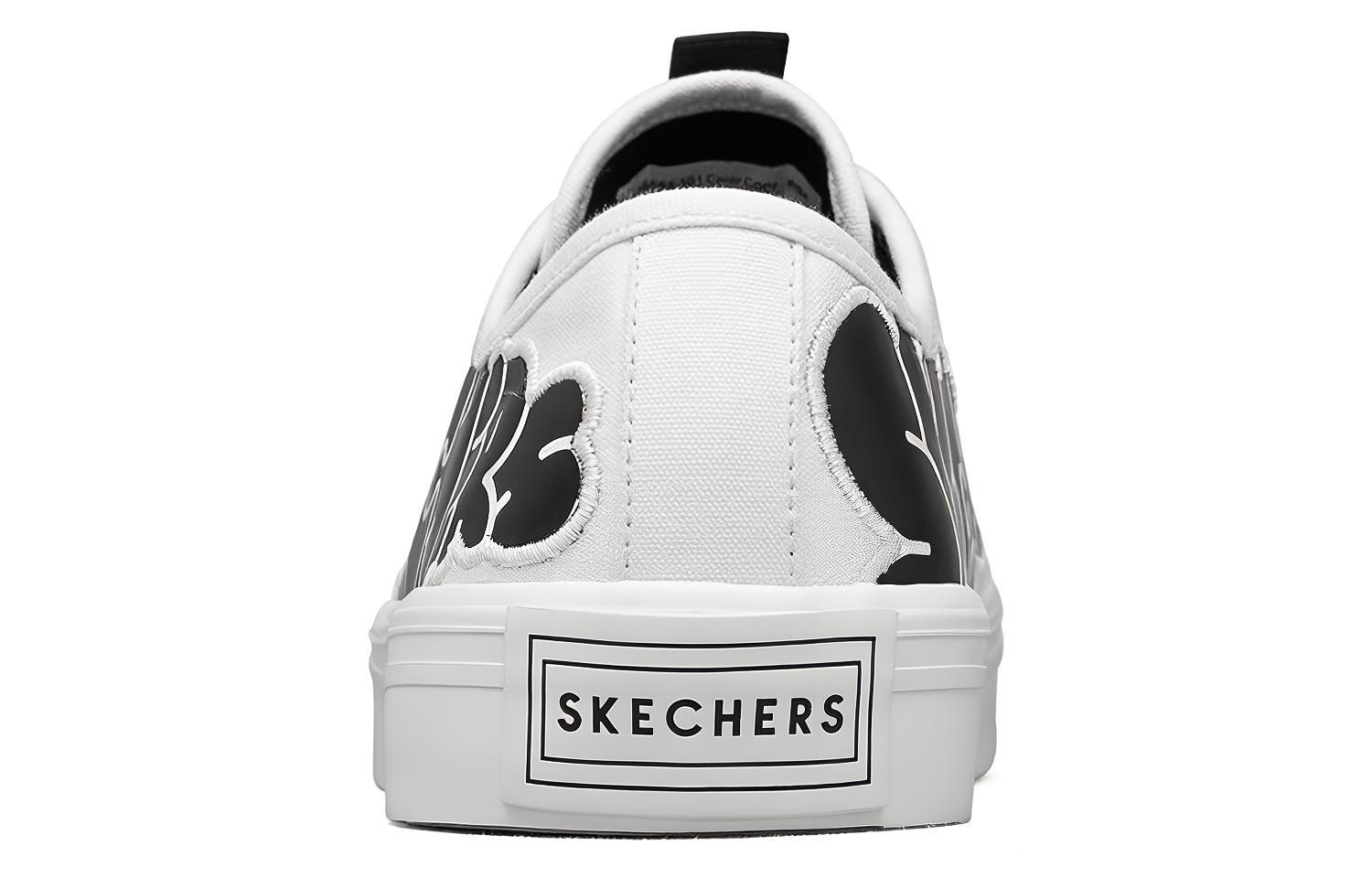 Shop (W) Skechers Jeremyville x V''Lites Low-Top Sneaker / Schwarz ''Weiß'' 66666301-WBK