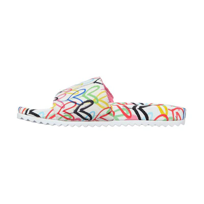 (W) Skechers JGoldcrown Bobs Pop Ups 2 'Magic Tape Love White Multicolor'