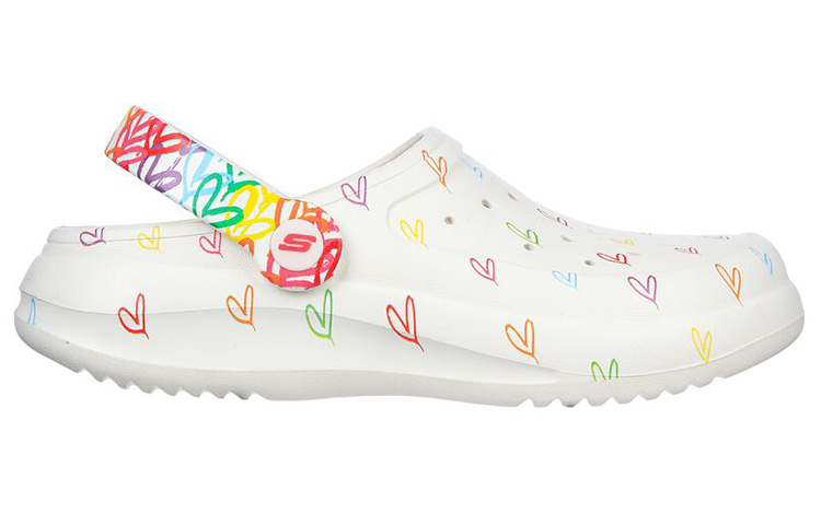 (W) Skechers JGoldcrown Foamies 'Love All White' 圖 2