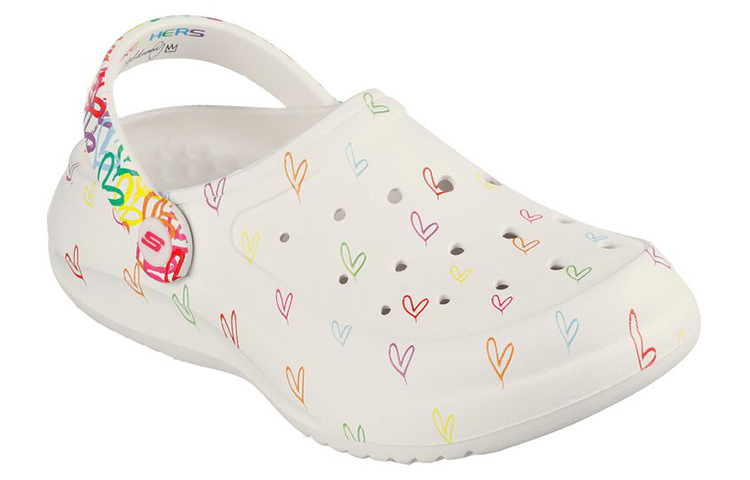 (W) Skechers JGoldcrown Foamies 'Love All White' 圖 3