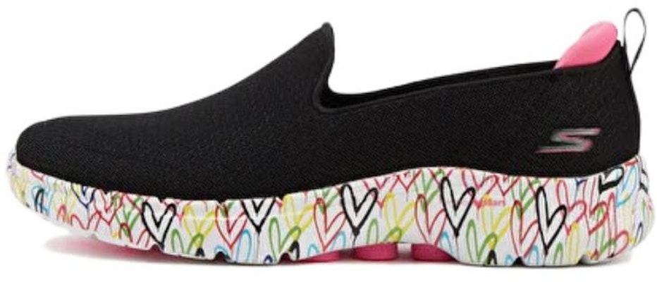 (W) 스케쳐스 X J골드크라운 고워크6 "아이코닉 하트" (블랙) 124266-BKMT Buy (W) 스케쳐스 X J골드크라운 고워크6 "아이코닉 하트" (블랙) 124266-BKMT