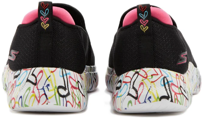 (Women) Skechers Jgoldcrown x Go Walk 6 'Iconic Hearts Black' 124266-BKMT Shop (Women) Skechers Jgoldcrown x Go Walk 6 'Iconic Hearts Black' 124266-BKMT