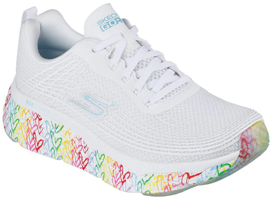 (Women) Skechers JGoldcrown x Max Cushioning Elite 'White Rainbow' 128557-WMLT Lookbook (Women) Skechers JGoldcrown x Max Cushioning Elite 'White Rainbow' 128557-WMLT