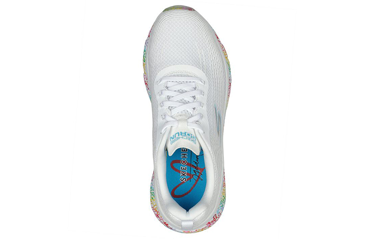 Shop (Women) Skechers JGoldcrown x Max Cushioning Elite 'White Rainbow' 128557-WMLT