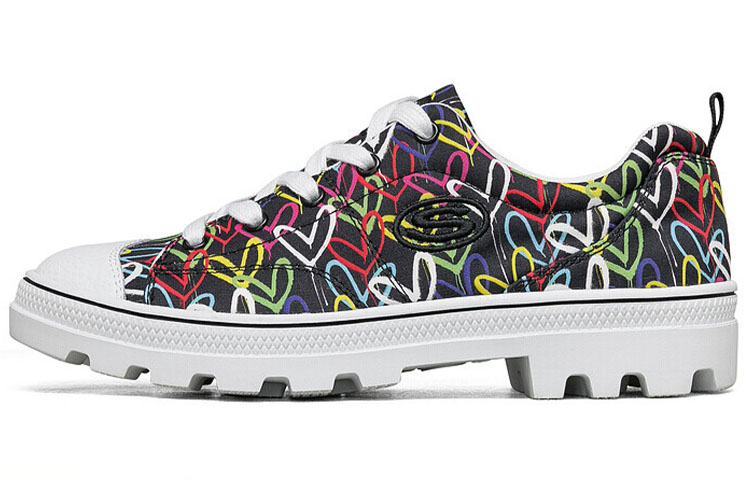 (W) Skechers JGoldcrown Roadies 'Hashtag Love Black Multicolor'