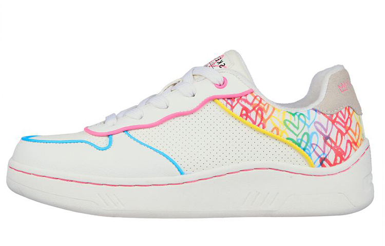 (Women) Skechers JGoldcrown x Upbeats 'Courted Love - White Multicolor' 155499-WMLT
