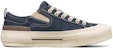 (W) Skechers New Moon Low Kasut Kanvas Navy 155391-NVY