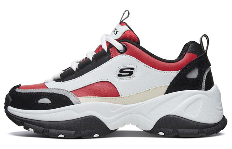 (Women) Skechers Kozmiks 'Black Red Patchwork' 88888381-WBRD