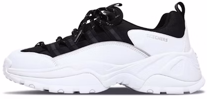 (Women) Skechers Kozmiks Low-Top Running Shoes Black/White 13410-WBK (Women) Skechers Kozmiks Low-Top Running Shoes Black/White 13410-WBK