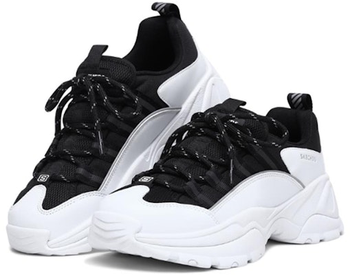 (Women) Skechers Kozmiks Low-Top Running Shoes Black/White 13410-WBK Lookbook (Women) Skechers Kozmiks Low-Top Running Shoes Black/White 13410-WBK