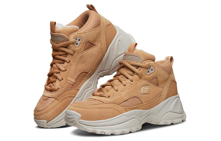 Lookbook Skechers Kozmiks 中筒老爹鞋 女款 栗色