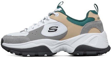 (Women) Skechers Kozmiks Sports Shoes Grey/Yellow/Green 88888412-GYWG (Women) Skechers Kozmiks Sports Shoes Grey/Yellow/Green 88888412-GYWG