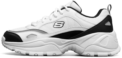 (Women) Skechers Kozmiks 'Black Silver White' 88888395-WBGY (Women) Skechers Kozmiks 'Black Silver White' 88888395-WBGY
