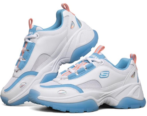 (Women) Skechers Kozmiks White/Blue 88888407-WBL Lookbook (Women) Skechers Kozmiks White/Blue 88888407-WBL