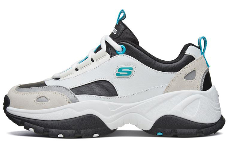 (Women) Skechers Kozmiks 'White Blue Patchwork' 88888381-WBTQ