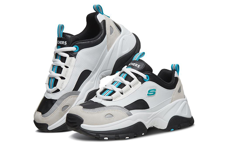 (W) Skechers Kozmiks 'White Blue Patchwork' 圖 3