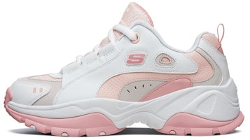 (Women) Skechers Kozmiks 'White Light Pinkred' 88888367-WLPK (Women) Skechers Kozmiks 'White Light Pinkred' 88888367-WLPK