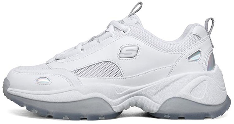 (Women) Skechers Kozmiks 'White Grey' 88888407-WHT Buy (Women) Skechers Kozmiks 'White Grey' 88888407-WHT